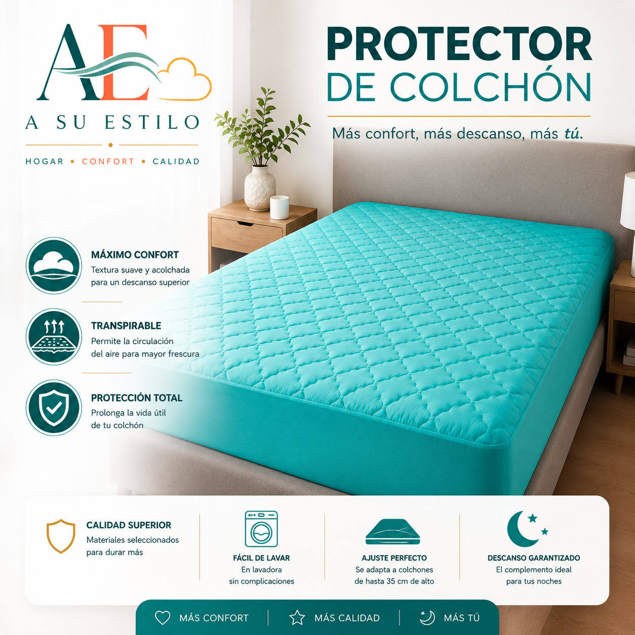 3 Protectores Termosellados $120.000