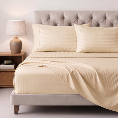 Set de sabanas 400 Hilos Beige