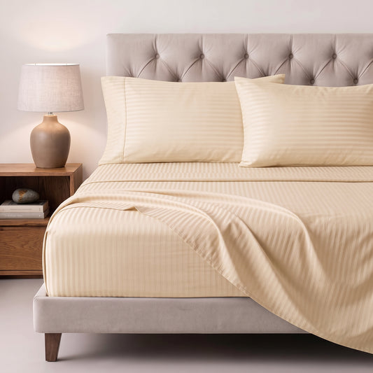 Set de sábanas400 Hilos Beige